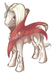 Size: 759x1053 | Tagged: safe, artist:harrie5, pony, ghirahim, ponified, simple background, solo, the legend of zelda, the legend of zelda: skyward sword, transparent background