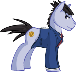 Size: 321x306 | Tagged: safe, earth pony, pony, ace attorney, clothes, male, phoenix wright, ponified, simple background, stallion, suit, transparent background