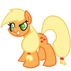 Size: 500x500 | Tagged: safe, artist:robynne, applejack, earth pony, pony, g4