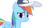 Size: 4000x2250 | Tagged: safe, artist:ambassad0r, rainbow dash, pony, g4, female, scrunchy face, simple background, solo, transparent background, vector