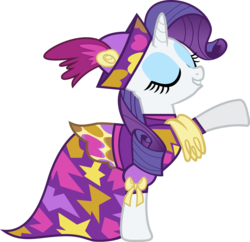 Size: 4000x3864 | Tagged: safe, artist:ambassad0r, rarity, pony, g4, clothes, dress, female, simple background, solo, transparent background, vector