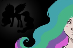 Size: 1200x800 | Tagged: safe, artist:shnoop-1025, princess celestia, human, fanfic:believing stories, g4, fanfic, fanfic art, female, humanized, solo