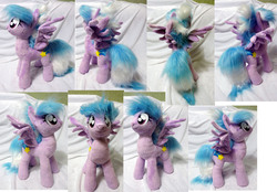 Size: 3584x2500 | Tagged: safe, artist:rens-twin, cloudchaser, pony, g4, irl, photo, plushie, solo