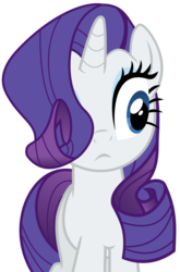 Size: 726x1101 | Tagged: safe, artist:montanaferrin, rarity, pony, unicorn, g4, mmmystery on the friendship express, alternate hairstyle, female, hair over one eye, simple background, solo, transparent background, vector