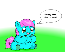 Size: 1000x800 | Tagged: safe, fluffy pony, cute, fluffy pony foal, solo