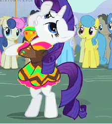 Size: 245x270 | Tagged: safe, screencap, amethyst star, applejack, bon bon, carrot top, cherry cola, cherry fizzy, coco crusoe, doctor whooves, golden harvest, lemon hearts, linky, lyra heartstrings, pokey pierce, rainbowshine, rarity, shoeshine, sparkler, sweetie drops, thorn (g4), time turner, earth pony, pegasus, pony, unicorn, g4, magic duel, season 3, animated, background pony, background pony audience, clothes, cropped, crowd, dress, female, gif, male, mare, marshmelodrama, missing horn, shipping fuel, stallion