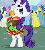 Size: 245x270 | Tagged: safe, screencap, amethyst star, applejack, bon bon, carrot top, cherry cola, cherry fizzy, coco crusoe, doctor whooves, golden harvest, lemon hearts, linky, lyra heartstrings, pokey pierce, rainbowshine, rarity, shoeshine, sparkler, sweetie drops, thorn (g4), time turner, earth pony, pegasus, pony, unicorn, g4, magic duel, my little pony: friendship is magic, season 3, animated, background pony, background pony audience, clothes, cropped, crowd, dress, female, gif, male, mare, marshmelodrama, missing horn, shipping fuel, stallion