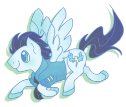 Size: 650x550 | Tagged: safe, artist:cloudbrownie, soarin', pony, g4, clothes, male, shirt, simple background, solo, transparent background, wonderbolts dress uniform