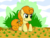 Size: 1600x1200 | Tagged: safe, artist:xn-d, carrot top, golden harvest, pony, g4, carrot, cute, cutie top, eating, food, garden, herbivore, solo