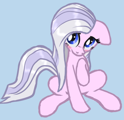 Size: 790x769 | Tagged: safe, artist:arrkhal, oc, oc only, oc:heartcall, earth pony, pony, blushing, sitting, solo