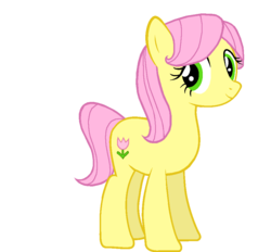 Size: 928x860 | Tagged: safe, artist:mappymaples, posey, pony, g1, g4, female, g1 to g4, generation leap, solo