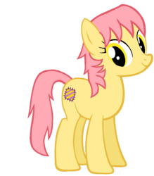 Size: 836x955 | Tagged: dead source, safe, artist:mappymaples, patch (g1), earth pony, pony, g1, g4, my little pony tales, female, g1 to g4, generation leap, mare, simple background, solo, transparent background