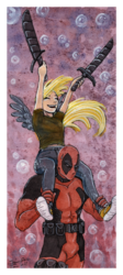 Size: 314x700 | Tagged: safe, derpy hooves, human, g4, crossover, deadpool, humanized, winged humanization