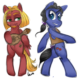 Size: 1471x1484 | Tagged: safe, artist:newvagabond, miguel (the road to el dorado), ponified, the road to el dorado, tulio