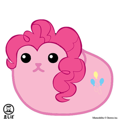 Size: 500x500 | Tagged: safe, artist:picturemarketuser, pinkie pie, g4, mameshiba, solo, species swap