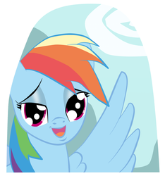 Size: 782x834 | Tagged: safe, artist:psychroculus, rainbow dash, g4, bedroom eyes