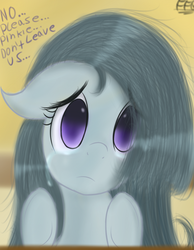 Size: 700x900 | Tagged: safe, artist:freefraq, marble pie, g4, crying, sad