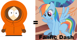 Size: 912x480 | Tagged: safe, rainbow dash, g4, kenny mccormick, male, south park
