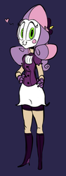Size: 244x649 | Tagged: safe, artist:ross irving, sweetie belle, human, g4, humanized