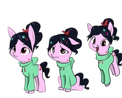 Size: 1280x1024 | Tagged: safe, artist:swomswom, ponified, sugar rush, vanellope von schweetz, wreck-it ralph