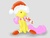 Size: 6400x4800 | Tagged: safe, artist:dash1e, fluttershy, g4, absurd resolution, clothes, hat, santa hat, scarf, socks