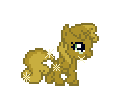 Size: 120x88 | Tagged: artist needed, source needed, safe, sweetie belle, g4, animated, desktop ponies, female, luster dust, pixel art, simple background, solo, sweetie gold, transparent background, walk cycle