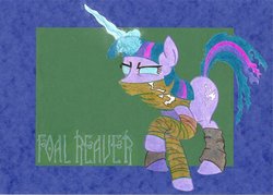 Size: 900x643 | Tagged: dead source, safe, artist:velken0027, twilight sparkle, g4, crossover, legacy of kain, parody, soul reaver