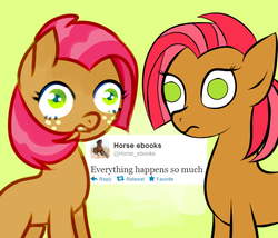 Size: 700x600 | Tagged: safe, babs seed, ask babs, ask one bad apple, g4, ask, horse ebooks, tumblr