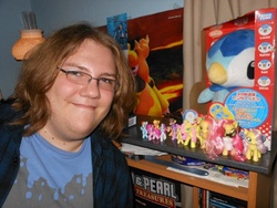 Size: 450x338 | Tagged: safe, human, brony, brushable, glasses, irl, irl human, photo, toy