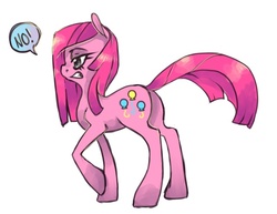 Size: 642x495 | Tagged: safe, artist:coffeechicken, pinkie pie, earth pony, pony, g4, butt, female, mare, pinkamena diane pie, plot, solo