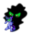 Size: 2651x2825 | Tagged: safe, artist:omegasunburst, king sombra, twilight sparkle, pony, umbrum, g4, bipedal, dark magic, simple background, sombra eyes, transparent background