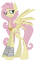 Size: 1229x2006 | Tagged: safe, artist:cuttycommando, fluttershy, pegasus, pony, g4, element of kindness, elements of harmony, female, mare, simple background, solo, transparent background