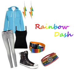 Size: 544x502 | Tagged: safe, rainbow dash, human, g4, clothes, converse, humanized, polyvore, shoes