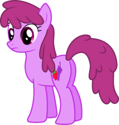 Size: 5560x5860 | Tagged: safe, artist:90sigma, berry punch, berryshine, earth pony, pony, g4, absurd resolution, berry butt, butt, female, mare, plot, simple background, solo, transparent background, vector