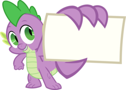 Size: 5632x4034 | Tagged: safe, artist:bobthelurker, spike, dragon, g4, my little pony: friendship is magic, spike at your service, absurd resolution, exploitable, exploitable meme, male, psychic paper, simple background, spike card meme, template, transparent background, vector