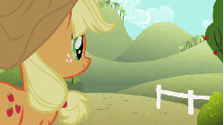 Size: 576x324 | Tagged: safe, screencap, apple bloom, applejack, g4, spike at your service, animated, female