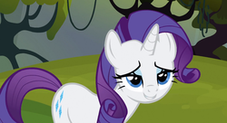 Size: 852x464 | Tagged: safe, screencap, rarity, pony, unicorn, g4, spike at your service, female, grin, mare, solo