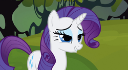 Size: 852x466 | Tagged: safe, screencap, rarity, pony, unicorn, g4, spike at your service, female, lip bite, mare, solo