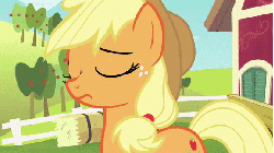 Size: 576x324 | Tagged: safe, screencap, applejack, spike, pony, g4, spike at your service, animated