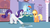 Size: 851x470 | Tagged: safe, screencap, applejack, rainbow dash, rarity, earth pony, pony, unicorn, g4, my little pony: friendship is magic, spike at your service, female, mare