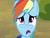 Size: 384x288 | Tagged: safe, screencap, rainbow dash, pony, g4, my little pony: friendship is magic, spike at your service, solo, wrong aspect ratio