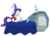 Size: 1847x1342 | Tagged: safe, artist:fuzzywuff, rarity, tom, g4, clothes, dress, hat, party hat, saddle, simple background, svg, transparent background, vector