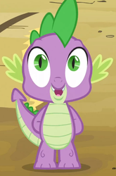 Size: 311x470 | Tagged: safe, screencap, spike, dragon, g4, my little pony: friendship is magic, spike at your service, cute, male, smiling, solo