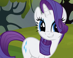 Size: 1015x810 | Tagged: safe, screencap, rarity, pony, unicorn, g4, spike at your service, female, happy, mare, smiling, solo