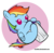 Size: 1229x1207 | Tagged: safe, artist:suahkin, rainbow dash, pony, g4, baby, baby pony, bottle, filly, foal, vector