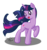 Size: 2336x2500 | Tagged: safe, artist:danmakuman, twilight sparkle, pony, unicorn, g4, female, simple background, solo, transparent background, windswept mane