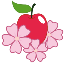Size: 8192x8026 | Tagged: safe, artist:thatguy1945, florina tart, g4, absurd resolution, apple family member, cutie mark, cutie mark only, no pony, simple background, transparent background, vector
