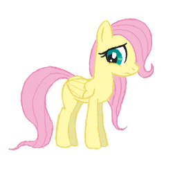 Size: 315x308 | Tagged: safe, artist:kasun05, fluttershy, g4, filly, flockdraw