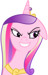 Size: 6000x9312 | Tagged: safe, artist:the smiling pony, princess cadance, g4, .svg available, absurd resolution, do it filly, grin, simple background, transparent background, vector