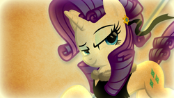 Size: 900x506 | Tagged: safe, artist:itchykitchy, artist:overmare, rarity, pony, g4, female, solo